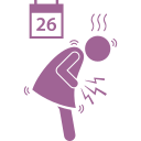 Painful bowel movements or urination during periods