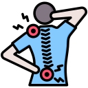 Back pain Special Lineal color icon